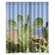 thumbnail image 1 of ABPHQTO Cortina de ducha Desert Cactus Cortina de ducha impermeable 150x180 cm, 1 of 2