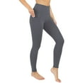 thumbnail image 2 of Plus Size High Waist Fleece Lined Leggings with Pockets Winter Workout Pants, 2 of 5