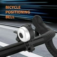 thumbnail image 1 of Bicycle Bell，Positioning Anti-lost Resistant Bike Alarm Horn for Outdoor Cycling，black, 1 of 6