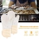 thumbnail image 1 of Guantes Creativos para Horno de Cocina, de Solicone Resistentes Al Calor, Impermeables para Asar blanco Macarena Guantes para horno de hornear, 1 of 7