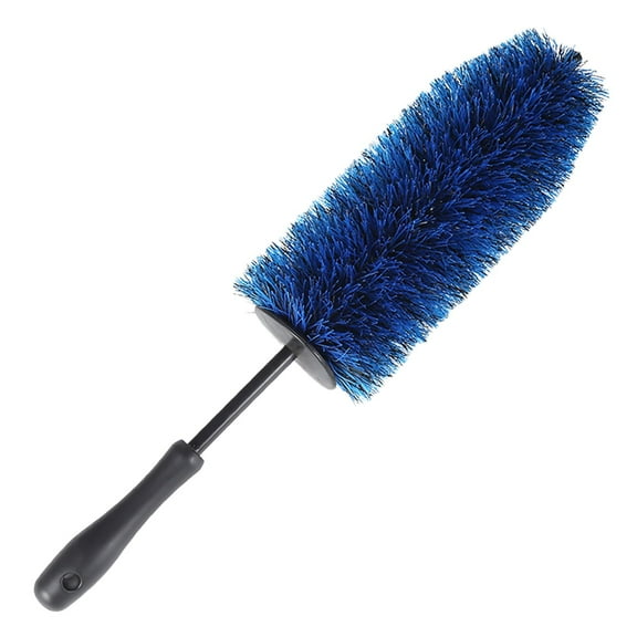 Mr. Detroit - Wheel Barrel Brush with Soft Durable Scratch-Free Bristles, Rim Brush, Wheel Cleaning Tool for Cars, Trucks, SUVs, Boats