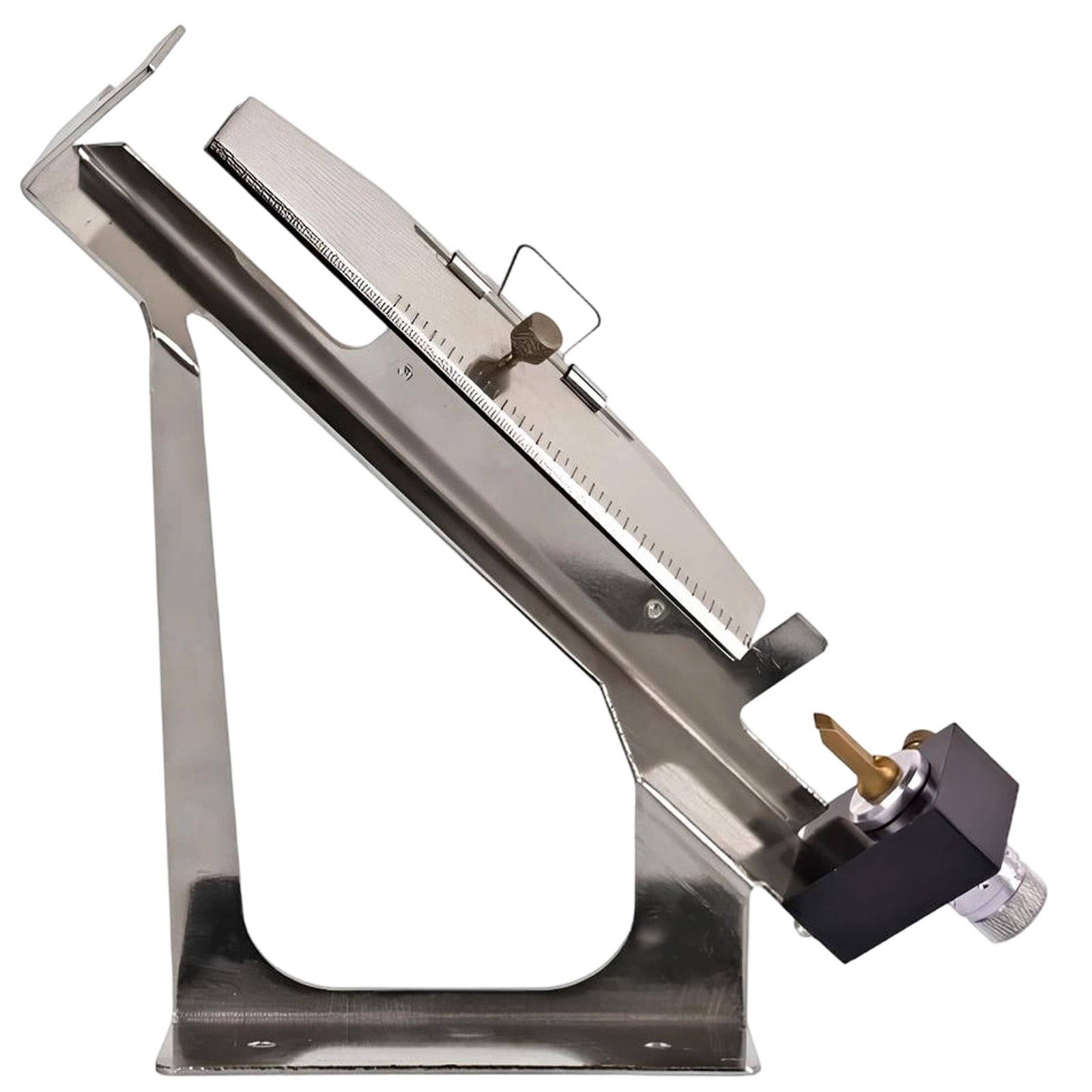Metal Fletching Jig Stainless Steel Archery Tool Adjustable Feather Stick for Multiple Arrow Shafts 9.8 x 8.1 x 4.7 In Compatible with Various Vanes