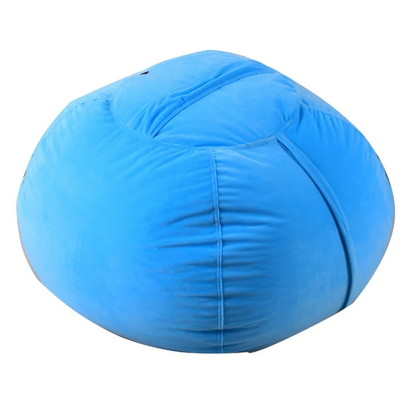 LAMIRO 16 Inch Stuffed Animal Storage Bean Bag Chairs for Kids,Stuff and Sit Storage Bean Bag Cover for Organizing Boys and Girls Plush Toy Gift for Kids