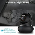 thumbnail image 4 of 2K Indoor Security Camera, 360° Cameras for Home Security Indoor with Motion Detion, Pet Cam with Phone App, Baby Monitor-Night Vion, 4 of 4