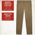 thumbnail image 2 of Dickies Womens Work Pants - Mid Rise Skinny Stretch Fit Twill Pull On Office Casual Pants for Women, 2 of 7