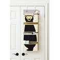 thumbnail image 3 of 3 Sprouts Children's Nursery Room Wall Hanging Basket Storage Organizer, Bear, 3 of 4