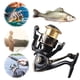 thumbnail image 5 of Carrete Pesca Metal S 5 2/1 Relación Engranajes Accesorios Giratorios, 5 of 9
