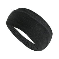 Unique Bargains 1 Pc Comfortable Headband Elastic Headband for Yoga Black