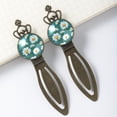 thumbnail image 3 of Daisy Set of 2 Vintage Copper Crown-Shaped Stainless Steel Bookmarks - Reading Accessories Gift for Book Lovers and Readers, 3 of 5