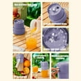 thumbnail image 6 of HongHeng Portable Blender on the Go, Portable Blender for Smoothies, Electric Protein Shaker Bottle, Leakproof 340ml Personal Blender Cup USB Rechargeable for Travel Sports Nutrition, 6 of 6