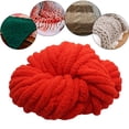 thumbnail image 4 of Wxqbjtam Chunky Chenille Yarn Acrylic Fibers Giant Soft Yarn Jumbo Bulky Yarn for Cushion Red, Chunky Yarn for Hand Knitting, 4 of 8