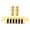 Gold, variant on Xirurus Black Electric Guitar Bridge Tailpiece Reversible Wrap Around Saddle Bridge Stop Bar Tailpiece Replacement Part for LP EPI Style Guitars (5.12 in / 13 cm)
