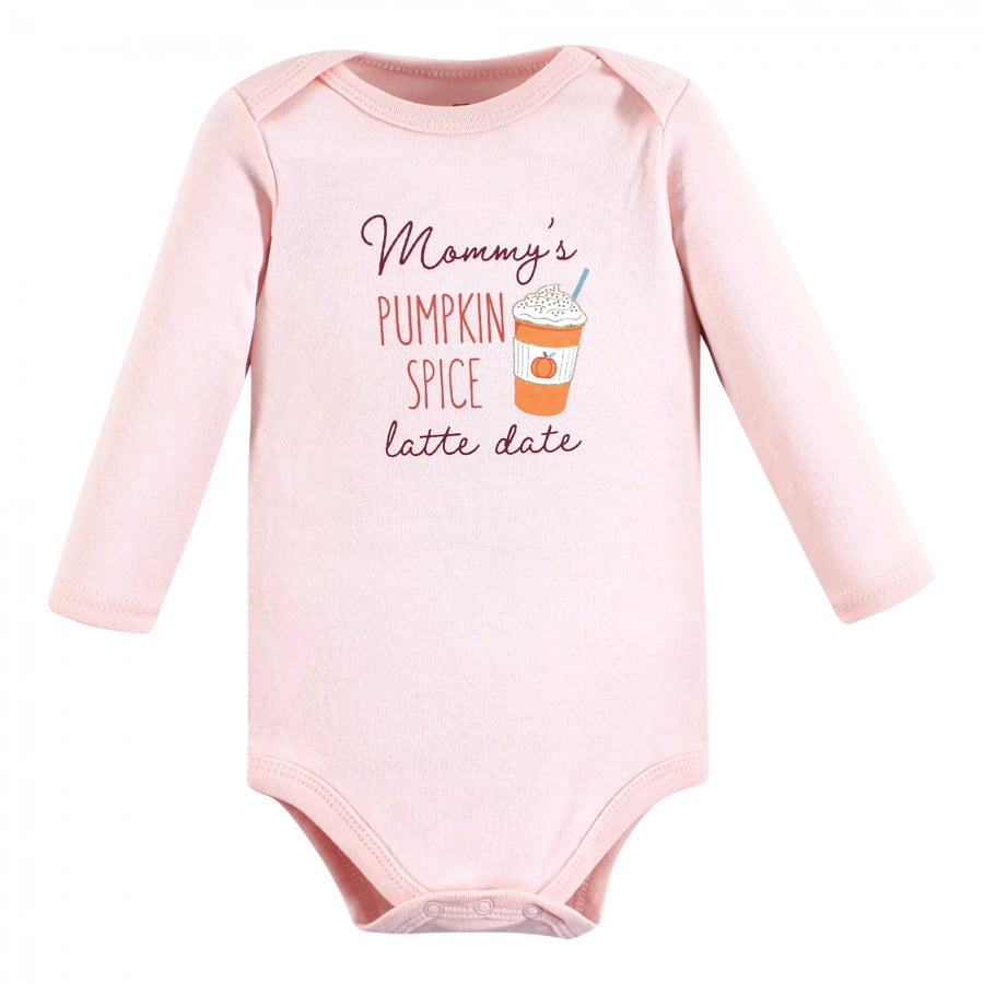 Hudson Baby Cotton Long-Sleeve Bodysuits, 5-Pack, Newborn- 24 Months