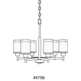 thumbnail image 2 of P4758-09-Progress Lighting-Alexa - Chandeliers Light - 6 Light in Modern style - 25 Inches wide by 19.75 Inches high-Brushed Nickel Finish, 2 of 2