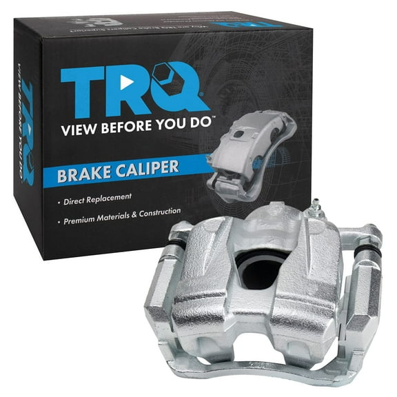 TRQ Front Left Brake Caliper w/Bracket Drivers Side Compatible with 2016-2018 Fiat 500X 2015-2018 Jeep Renegade