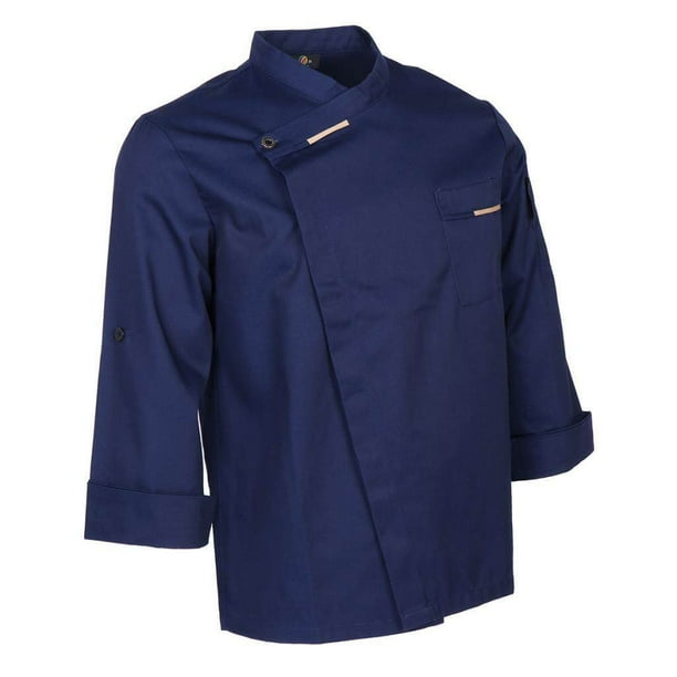 Blue chef jackets deals