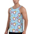 thumbnail image 2 of Xecao Gnome Pool Party Men's Tank Top Workout Quick Dry Sleeveless Gym Jogging Muscle Shirts Summer Swim Beach Tops, 2 of 9