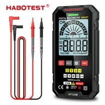 HABOTEST HT125B Classic Digital Multimeter, 4000 Counts,Smart Measurement, Auto-Ranging Voltmeter Backlit LCD Display Voltage Tester with Non-Contact Voltage Function, Measures AC/DC Voltage