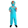 thumbnail image 1 of WEAIXIMIUNG Ensemble de Valise pour Garçons avec Roues Enfants Garçons Costume de Docteur Cosplay Costume de Performance sur Scène L, 1 of 4