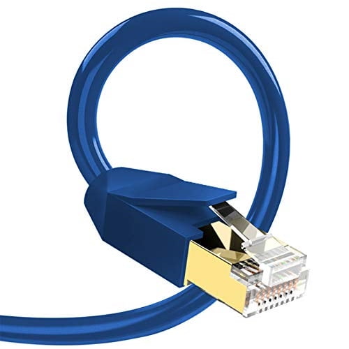 Cat 8 Ethernet Cable Glanics 15 Ft Internet Cable With Rj45 Connector For Blue Walmart Com Walmart Com