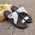 thumbnail image 7 of Slippers for Women,Beach Sandals Open Toe Flat Sole Casual Comfortable Women's Beach Sandals for Summer Wear,Womens Slippers,White,7, 7 of 7