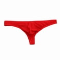 thumbnail image 4 of Sakmal Women Underwear Seamless Plus Size Cheeky Thong Panties Red Comfort Womens Panties L, 4 of 5