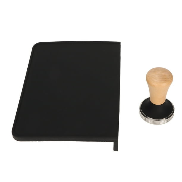 Coffee Hammer,Wood Coffee Tamper Silicone Silicone Tamper Mat Coffee