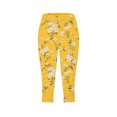 thumbnail image 4 of BangWanChi Leggings for Women Capri Women's High Waisted Summer Floral Print Slim Bottom Capris, 4 of 5