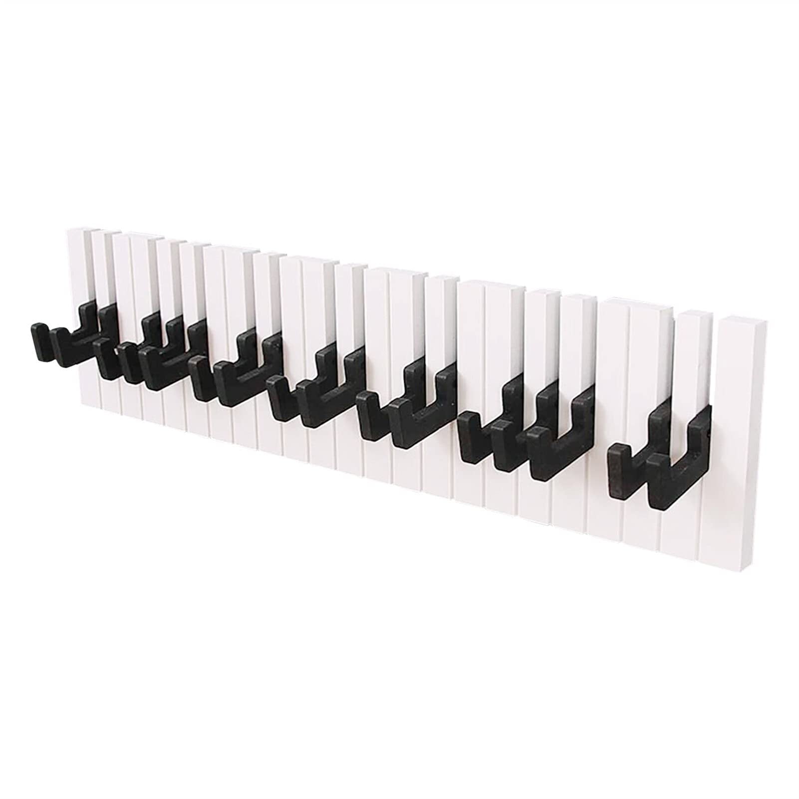 Wall Coat Rack Piano Wooden Coat Racks Piano Keys Wall Mounted Coat Hook Hanger Wall Decoration Hat Storage Shelf Rack Clothes Hook Walmart