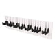 thumbnail image 1 of Perchero de pared con forma de piano, perchero de madera con teclas de piano, perchero de pared, decoración de pared, estante para guardar sombreros, perchero, gancho para ropa, 1 of 2