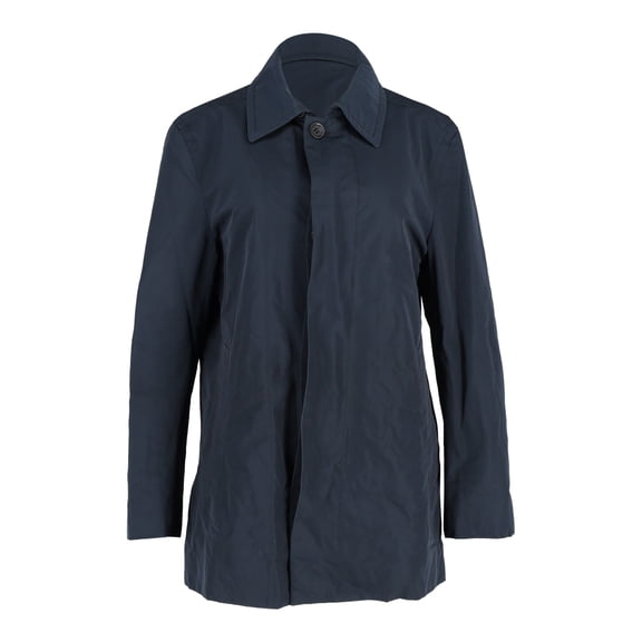 Pre-Owned Boss by Hugo Boss Coat in Navy Blue Polyester