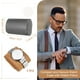 thumbnail image 2 of Estuche de Viaje para Reloj Uxcell para Hombres, Estuche de Reloj de Cuero, Caja de Almacenamiento de Reloj Portátil para Navidad, Cumpleaños y Aniversario, 2 Slots (Gris), 2 of 7