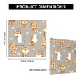 thumbnail image 3 of PAYOHTO Toggle Light Switch Wall Plate Cute Shiba Inu Dog Double Switch Cover Standard Size 2-Gang 4.50" x 4.5" Unbreakable Polycarbonate Thermoplastic, 3 of 6