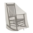 thumbnail image 3 of Shine Company 4361 Outdoor Rocker Patio Chair Cover, 400D Waterproof, Weather & UV Resistant, Beige, 3 of 6