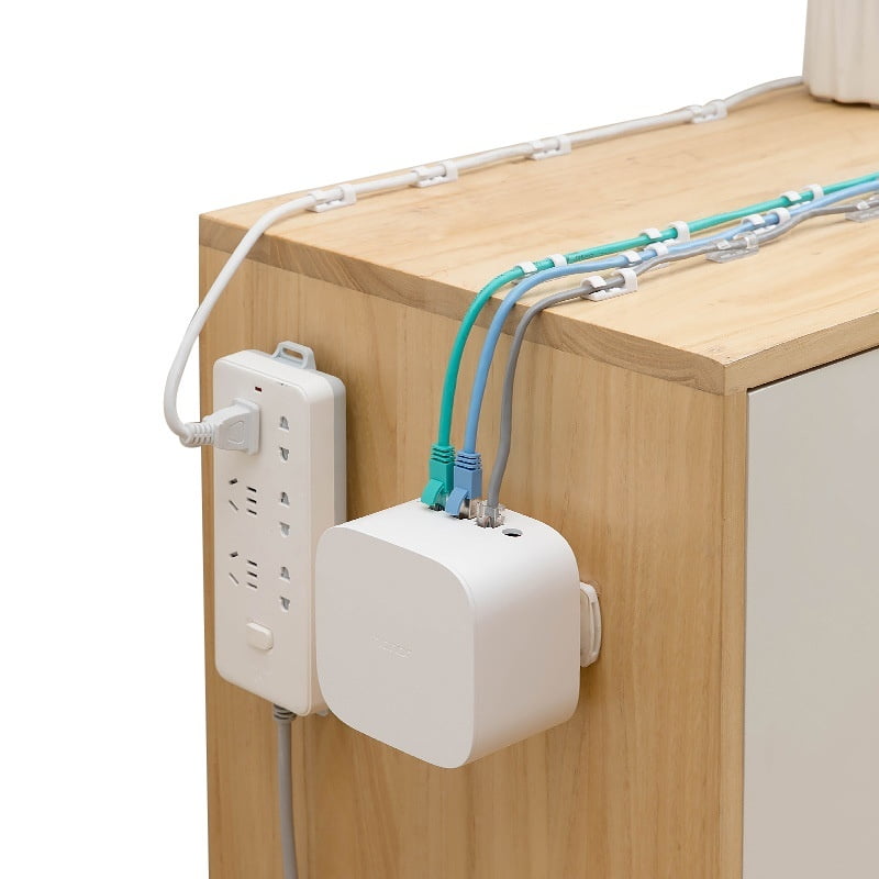 Self Adhesive Power Strip Holder Invisible Socket Bracket Plug Fixer