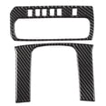 thumbnail image 2 of Pegatina para palanca de cambios, 2 piezas de fibra de carbono auténtica para decoración interior de coche, embellecedor para panel de cambios, funcionalidad inteligente, 2 of 9
