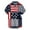 Navy&hawaiian shirts, variant on WAENQINLA Mens American Flag Shirt Short Sleeve Button up USA Memorial Day Shirts With Pocket Casual Hawaiian Shirts for Men