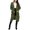 Army Green, variant on HCYSFG Womens Solid Color Cardigan Sweater Open Front Long Sleeve Front Pockets Longline Knit Loose Fit Casual Layering Tops