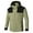 Green, variant on Caqnni Windbreaker Jacket for Men Men's Waterproof Jacket with Hood Lightweight Rain Coat Windbreaker Jacket for Men Hoodie Outwear Zip up Long Sleeve Plus Size Tops (White,S)