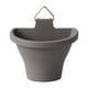 thumbnail image 4 of Maceta de pared, mini maceteros, para colgar en la pared, cesta para plantas de interior y exterior, macetero para valla, pared, oficina, patio. Gris oscuro, 4 of 9