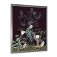 thumbnail image 2 of Designart 'Chinoiserie With Peonies and Birds V' Traditional Framed Art Print, 2 of 4