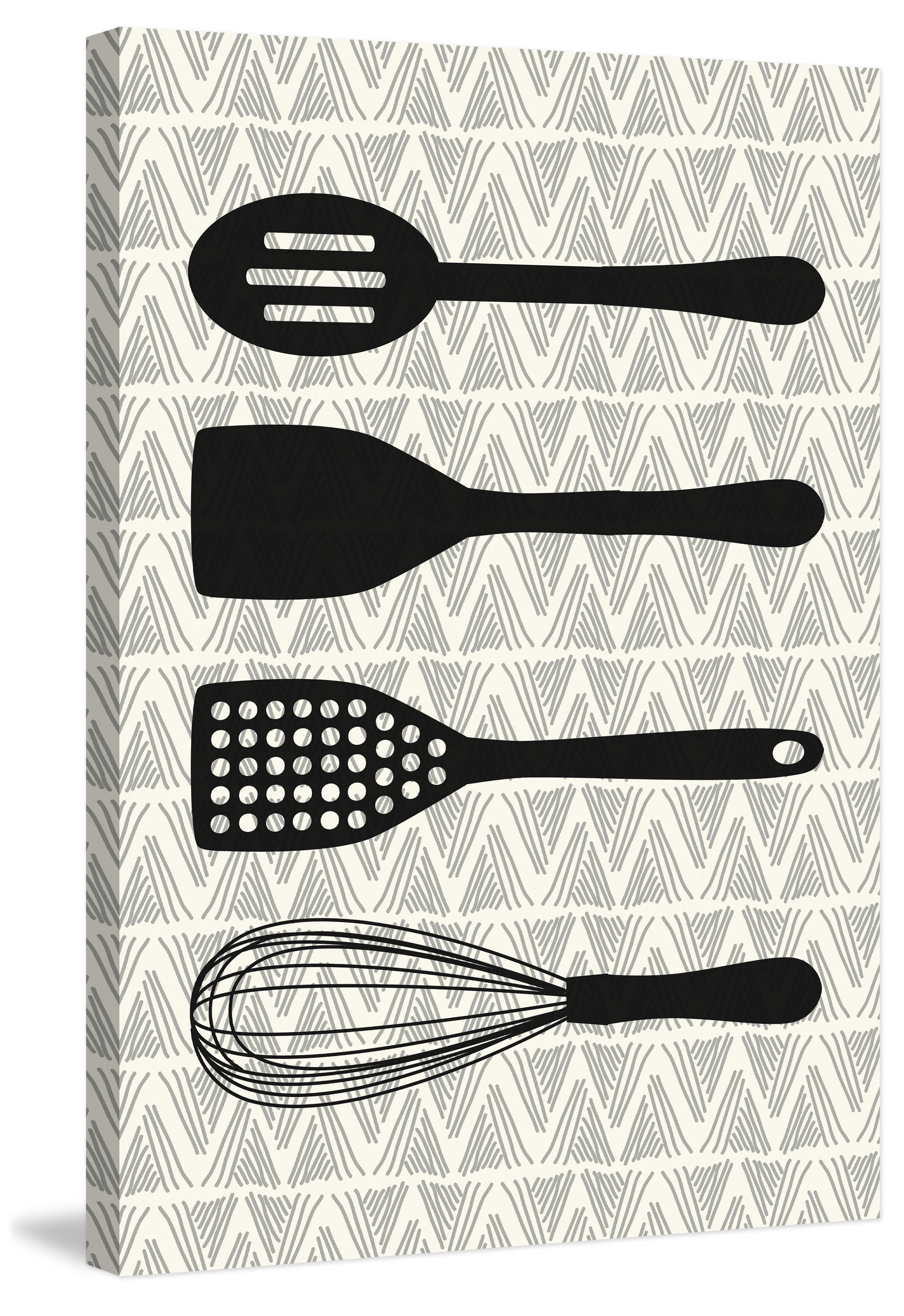 "Utensils" Painting Print on Wrapped Canvas