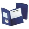 Oxford, OXF5062523, Contour Two Pocket Folders, 25 / Box, Dark Blue