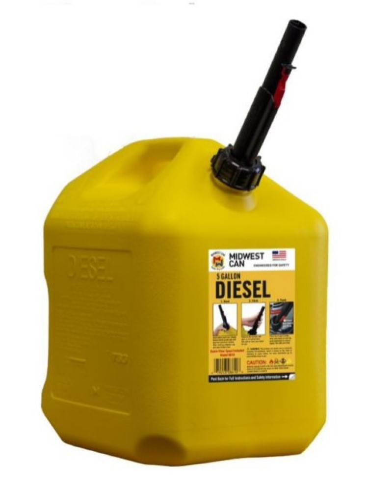 2-Pack 5610-4 5 Gallon Gasoline Can - Made In USA