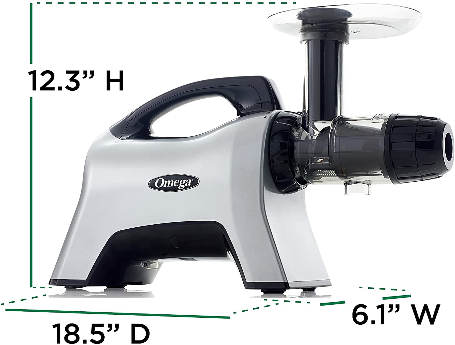 Omega NC1000HDS Premium Juicer, Gray