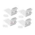 thumbnail image 3 of 4 piezas de clips para sujetar sábanas, sujetadores de esquinas para sábanas, accesorios tensores Blanco, 3 of 9