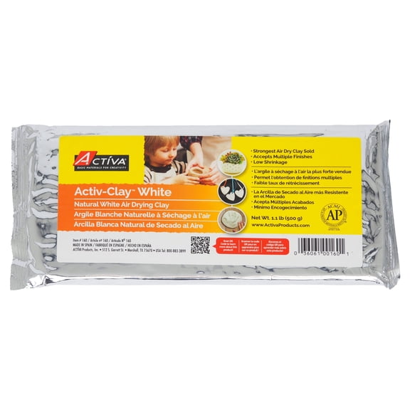 Activa Activ-Clay, White, 1.1 lb.