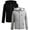 Heather Grey/Black-2pk, variant on Lee Boys' Zip Up Hoodie - 3 Pack Soft Hooded Sweatshirt for Boys - Cozy Plain Hoodies (Sizes: S-XL)