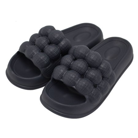 

Couple s Slippers Cute Bubble Slippers for Women/Men Soft Comfort Platform Open Toe Slip on Slides Indoor Outdoor