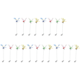 thumbnail image 1 of Clip Libélula Simulación Jardín Disuasoria Insectos (multicolor 4 Unidades), 1 of 6